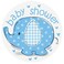 Umbrellaphants Blue 8 Mini D&eacute;cor Cutouts