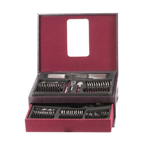 Nouval Glamor Cutlery Set - silver - 87 Pieces