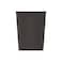 Cosmoplast 6L Cedarattan Round Waste Basket, Dark Brown