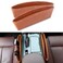 Generic 2 -Piece Car Seat Gap Filler Catcher Drop Organizer Catcher Pocket Between Seat And Console Catch Caddy -Brown