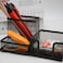 Generic Deli Pen Holder Metal Mesh Versatile Black