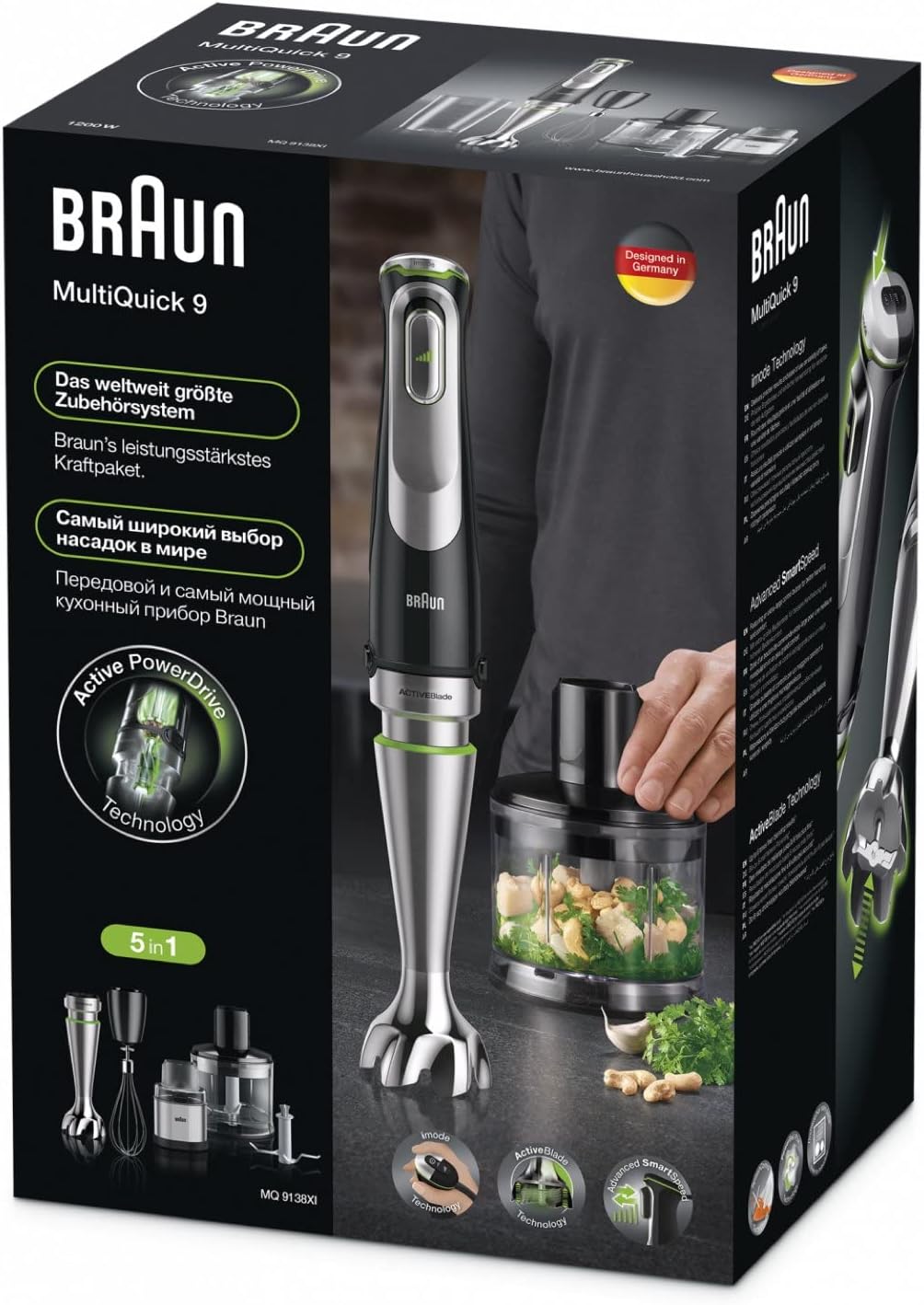 Braun MQ 9138XI MultiQuick 9 Hand Blender