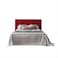 In House Latiso Velvet Bed Frame - Single - 200x120 cm - Burgundy