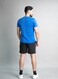 Mei Stylish Men T-Shirt And Shorts Set Suitable For Indoor And Outdoor, XXL Size, Black &amp; Blue