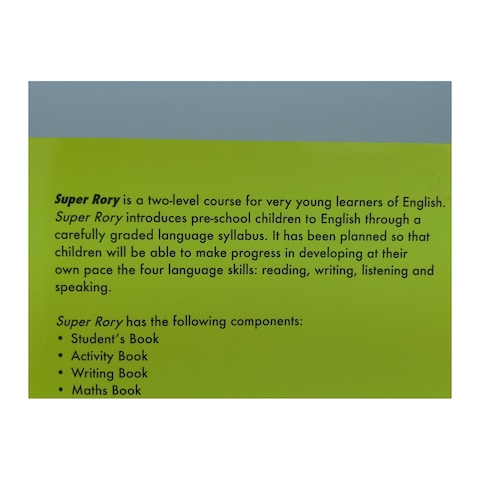 Super Rory 2 Writing Book