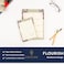 Collins Flourish A4 Weekly Deskpad - To Do List and Task Tracker notepad - 60 sheets