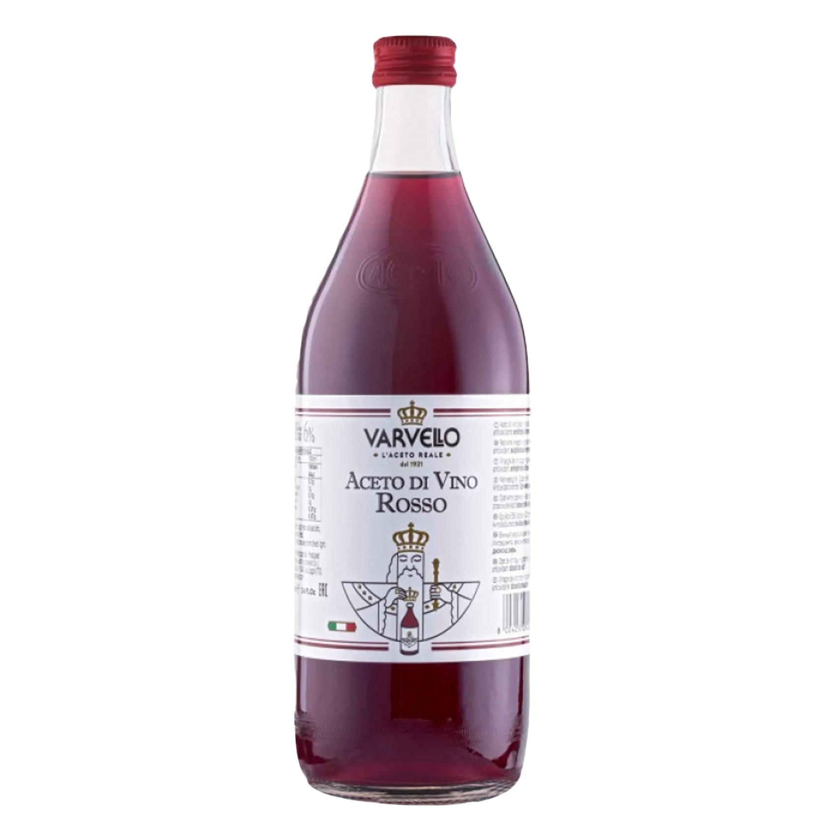 Varvello Aceto Di vino Rosso Red Wine Vinegar 1L