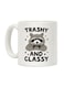 muGGyz Printed Ceramic Coffee Mug White 11Ounce