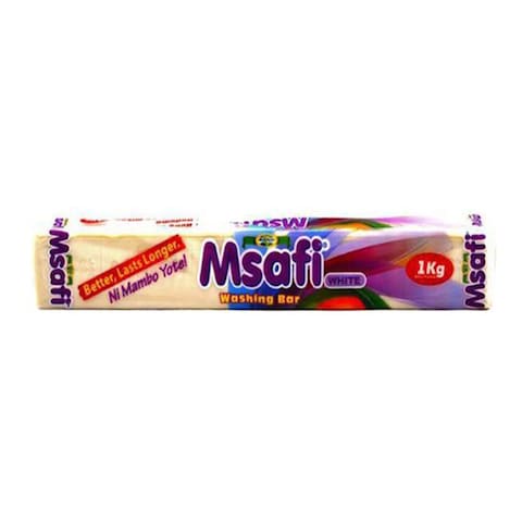Msafi Bar Soap White 1Kg