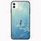 Theodor Apple iPhone 12 Mini 5.4 inch Case Girl Flying In Sky Flexible Silicone