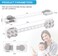 Sky-Touch Multi-Functional Child Safety Lock Adjustable Double Button Baby Anti-Clip Latch System For Cabinets Refrigerator Drawer