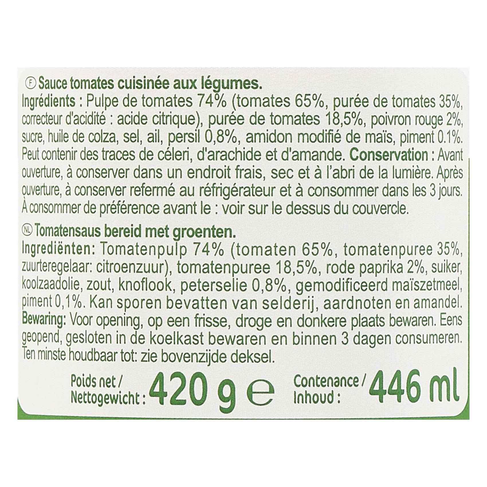 Carrefour Arrabiata Sauce 420GR