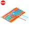Decdeal - 26CM Disposable Plastic Drinking Straws Flexible Single Use Drinking Straw Pack of 100 Pcs for Party Bar Restaurant Multiple Colors