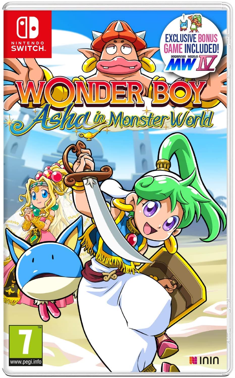 نينتيندو NINTENDO Wonder Boy Asha In Monster World