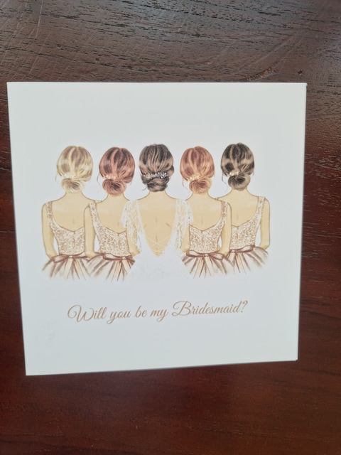 Will you be my Bridesmaid - Group of girls