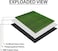 Yatai 500mm Football Runway Artificial Grass Carpet - 2x25 Meters