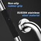 Generic 16 Inch Anti-Slip Shower Grab Bars w/Rubber Grip - 1" Diameter, Chrome SUS304 Stainless Steel Bathroom Grab Bar Handle, Safety Balance Handrail For Wall, Handicap Elderly Assist Bath Handle