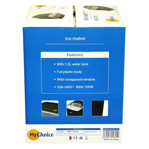 MyChoice Ice Maker MIC-219 Black 10-12kg/24H