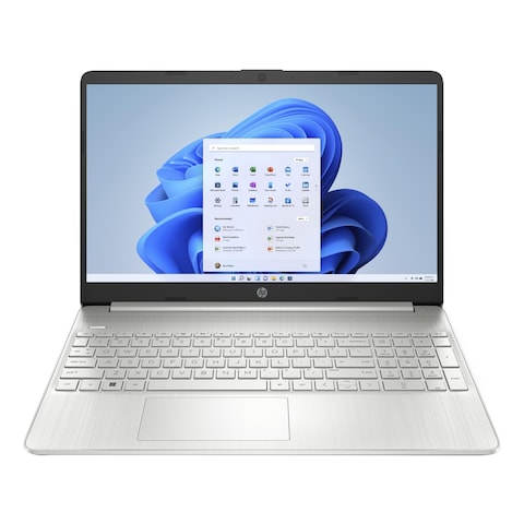 HP 15s-fq5041ne (6H5Q0EA) Laptop With 15.6-Inch Display Core i5 Processor 8GB RAM 512GB SSD Intel Iris Xe Graphics Windows 11 Home Natural Silver