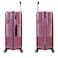 Eminent Hard Case Travel Bag Large Luggage Trolley Polycarbonate Lightweight Suitcase 4 Quiet Double Spinner Wheels With Tsa Lock KJ84 Shing Pink