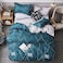 GOLDEN HOME  6-Piece King Size Duvet Cover Set, 1 Duvet Cover + 1 Fitted Sheet + 4 Pillow Cases, Microfibre, Muesli