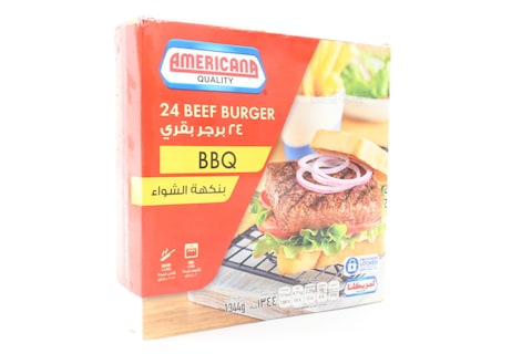 AMERICANA 24 BEEF BURGER WITH BBQ 1344G