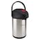 Nessan Euro Stainless Steel Insulated Pump Flask Silver 4L