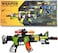 Party Time Toy Machine Gun with Lights and Sounds Electric Toy Laser Gun with Strap Gifts for Boys
