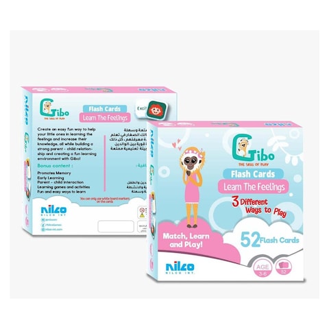 Gibo Flash Card Learn The Feelings Toy