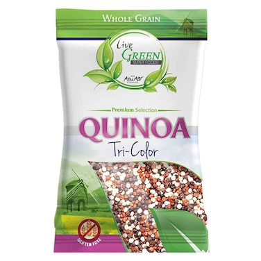 Live Green Tri-Colour Quinoa - 400 Gram
