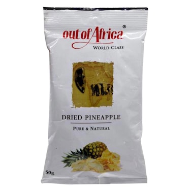 Out of Africa Pure And Natural Dried Pineapple 60g