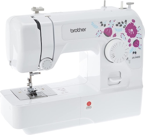 Brother Sewing Machine, White, JA1400-3PIN