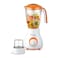 Emjoi power 2 in 1 blender &amp; grinder, 400W, UEB-256, White/Orange