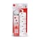 AFRA Japan Universal Extension Cord, 4 Way 3M, 4 Universal Sockets, 3 Meter Cable, Shock Proof, 250V, ESMA, ROHS, And CB Certified With 2 Years Warranty