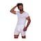 Jill Half-Sleeve Undershirt V-Neck - White - M1599-SZ9