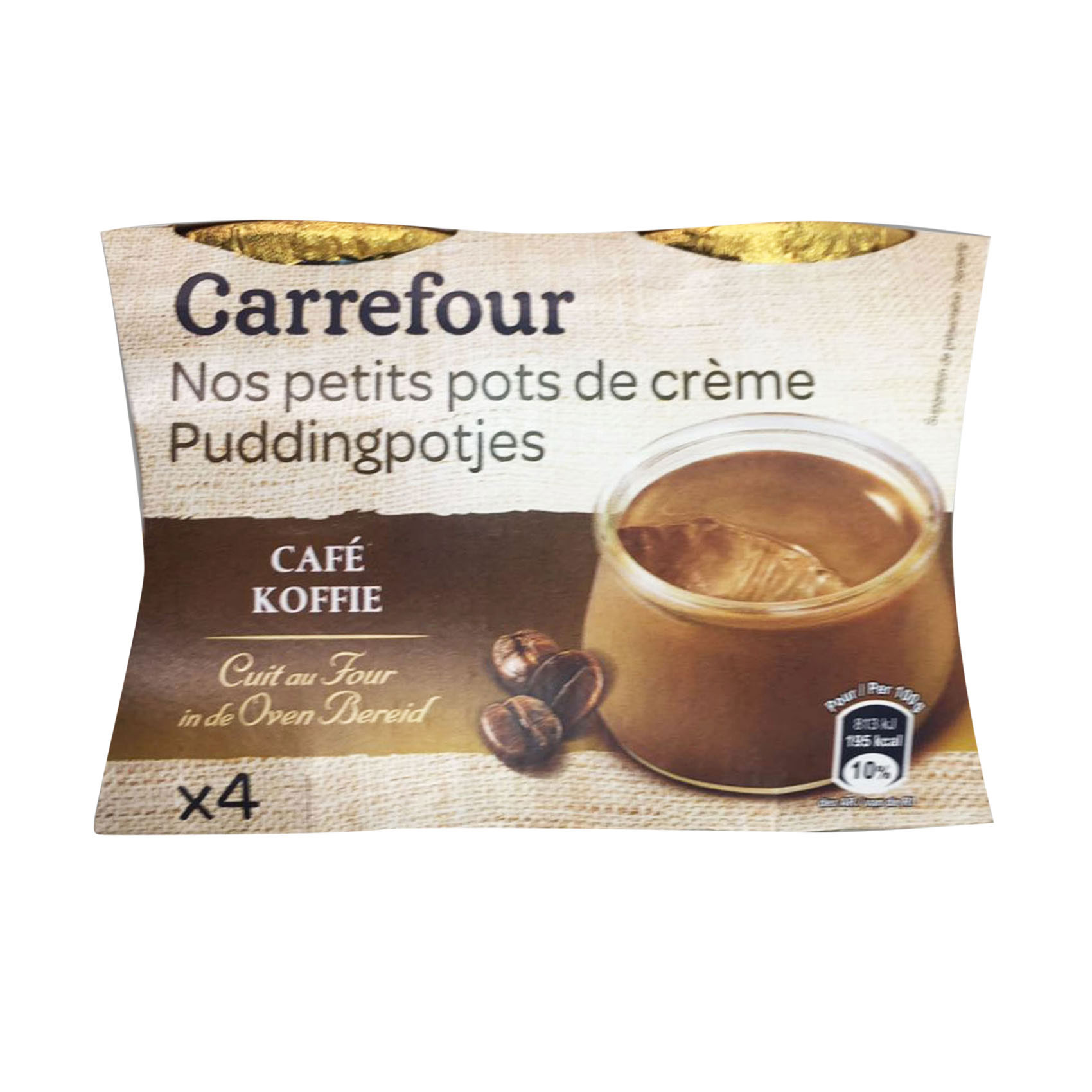 Carrefour (كارفور) مرطبان حلوى القهوة الكريمية 100 غم × 4 عبوات