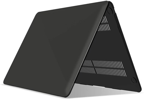 Ntech Macbook Air 13 Inch Case 2020 2019 2018 Release A2337 M1 A2179 A1932 Retina Display With Touch Id, Protective Plastic Hard Shell Case &amp; Keyboard Cover Skin, Black