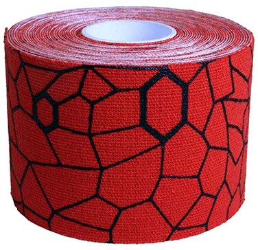 Buy Theraband Tape Hot Red/Black, Individual Roll Online | Carrefour UAE