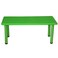 XIANGYU  factory price plastic kids table (120cm) GREEN