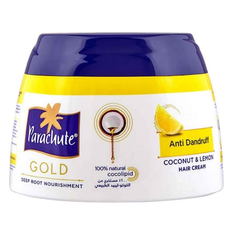 Parachute Gold Hair Cream Anti Dandruff Coconut And Lemon 140ml