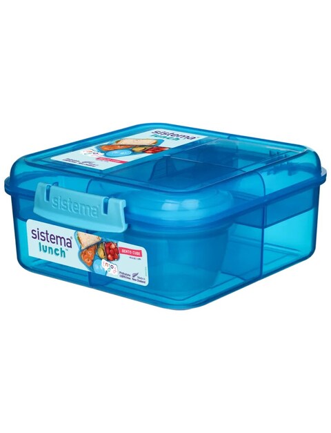 اشتري Sistema Bento Cube Lunch 1.25L Blue في الامارات