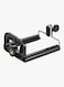 Andoer - Adjustable Extendable Mobile Holder Clip Black/Silver