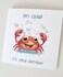 LKs Invitations Oh Crab  - It's your Birthday