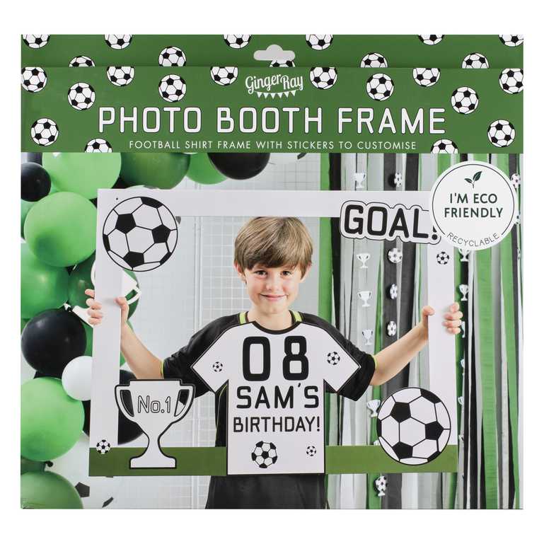 Customisable Football Party Photo Booth Frame