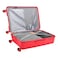 Carlton Chroma 8 Wheel Hard Luggage Trolley Red 76cm