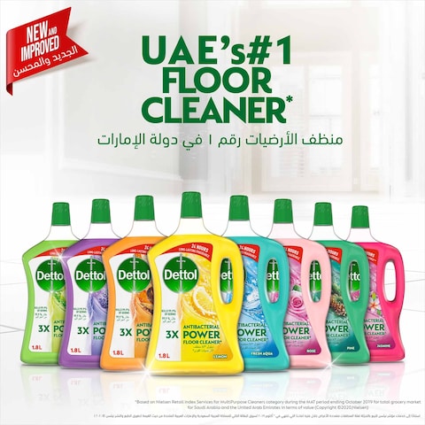 Dettol Pine 3X Power Antibacterial Floor Cleaner, 1.8L