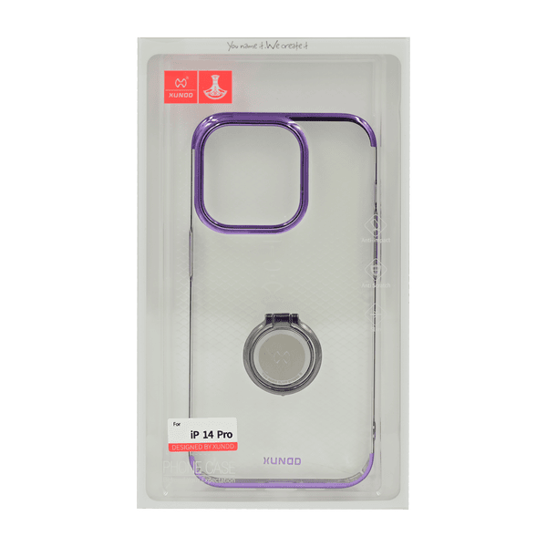 Buy XUNDO JAZZ RING SERIES IPHONE 14 PRO PURPLE Online | Carrefour UAE