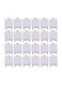 Generic 24-Piece Mini Canvas With Easel White/Brown