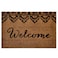 AE Natural PVC &amp; Coir "Welcome" Printed Mat - 40 x 75cm
