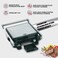 Clikon - Contact Grill with Stainless Steel Finish Body, Non-stick Coating Plates, Vertical Locking System, Temperature Control and Power Indication Light - 2000 Watts - CK2449